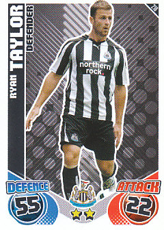 Ryan Taylor Newcastle United 2010/11 Topps Match Attax #218